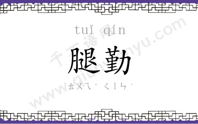 腿勤