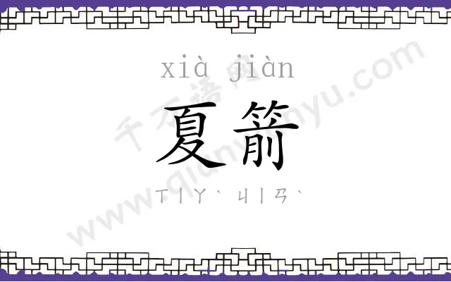 夏箭