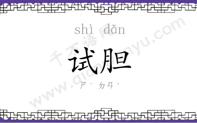 试胆
