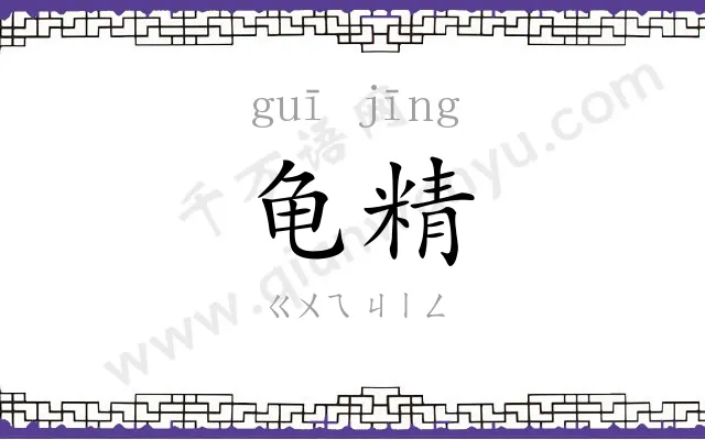 龟精