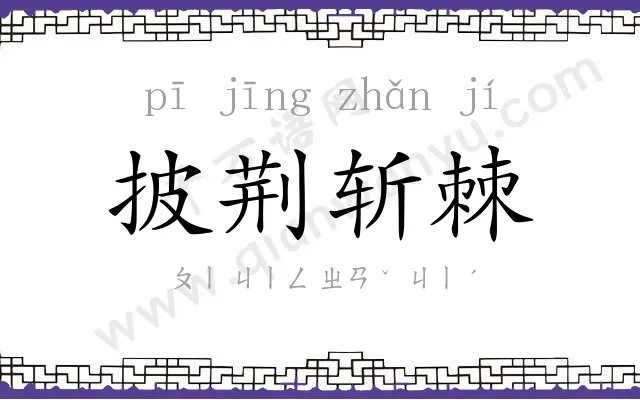 披荆斩棘