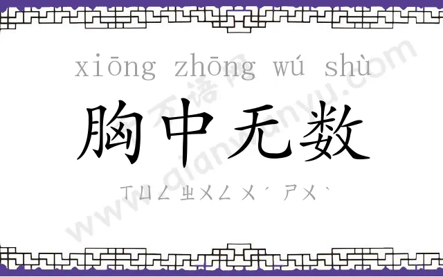 胸中无数