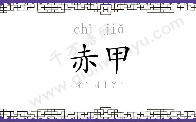 赤甲