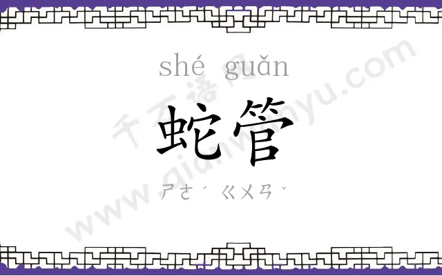 蛇管