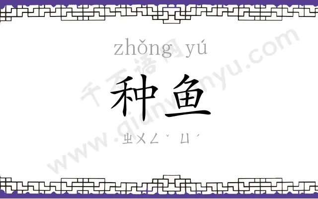 种鱼