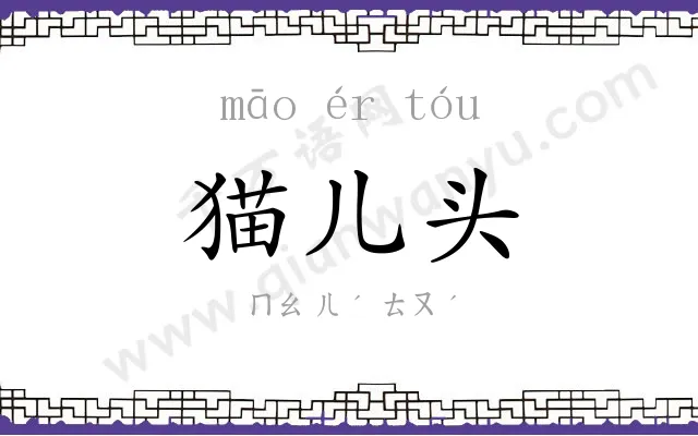 猫儿头