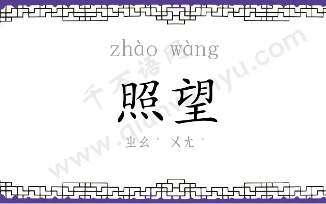 照望