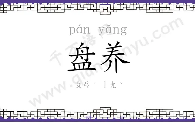 盘养