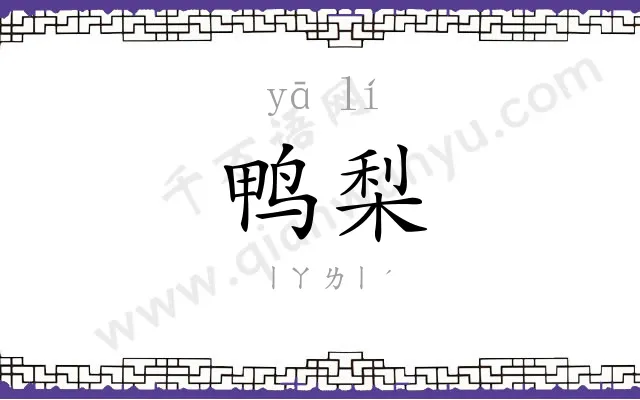 鸭梨