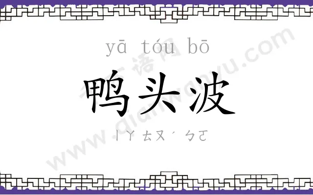 鸭头波