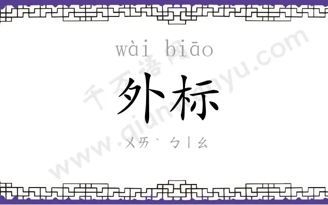 外标