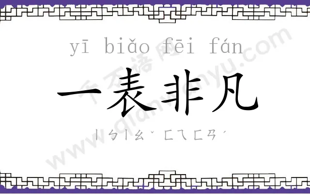 一表非凡
