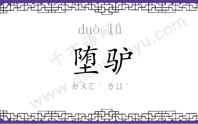 堕驴