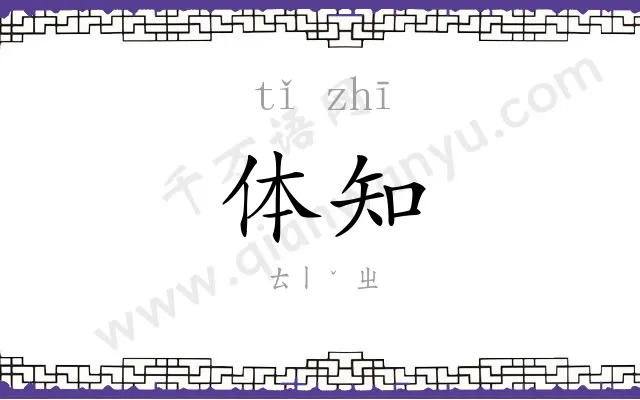 体知