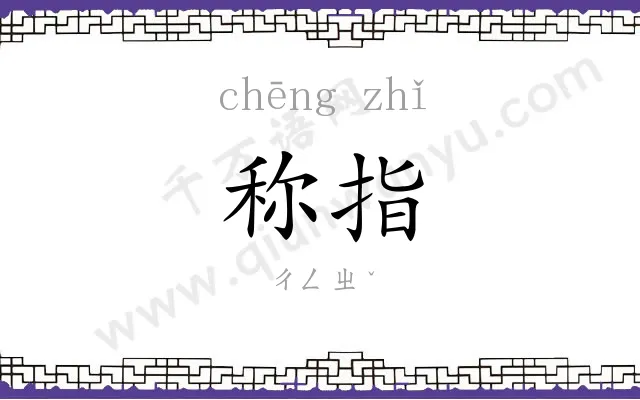 称指