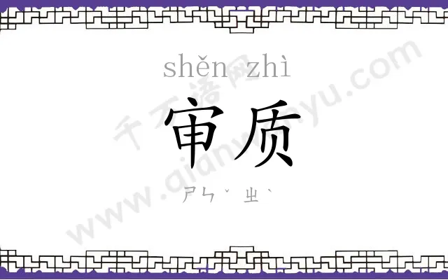 审质