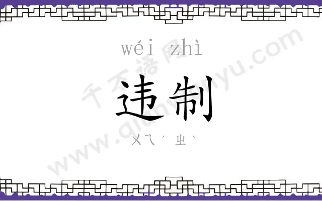 违制