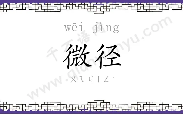 微径
