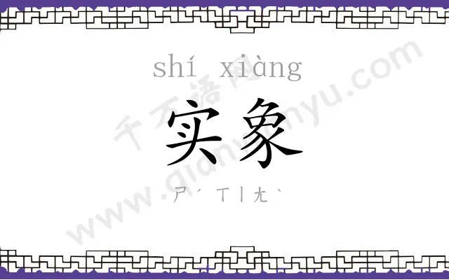 实象