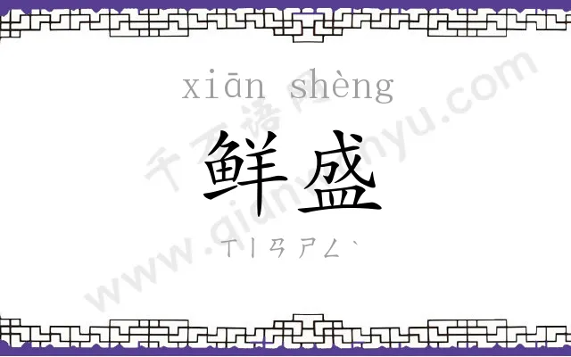 鲜盛