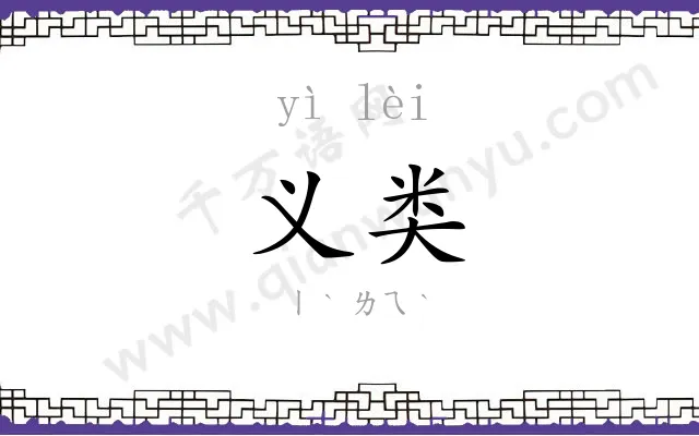 义类