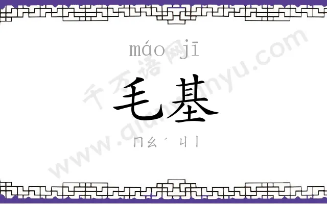 毛基