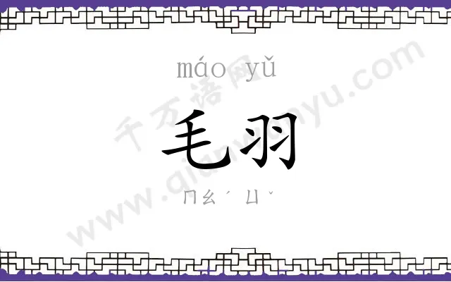 毛羽