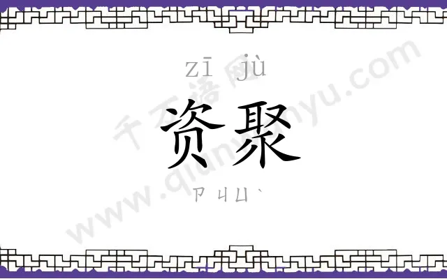 资聚