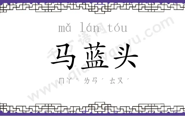 马蓝头