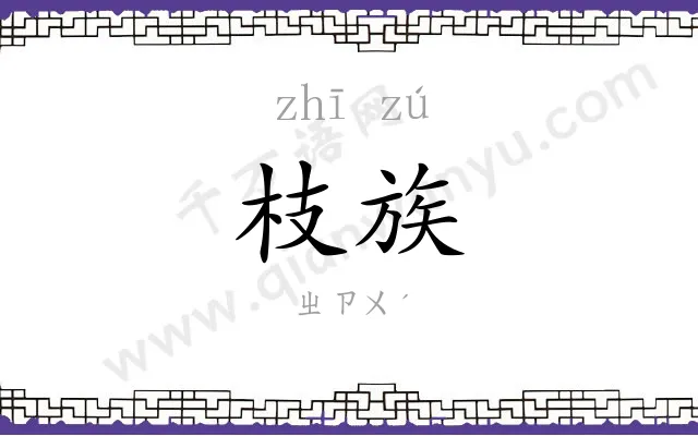枝族