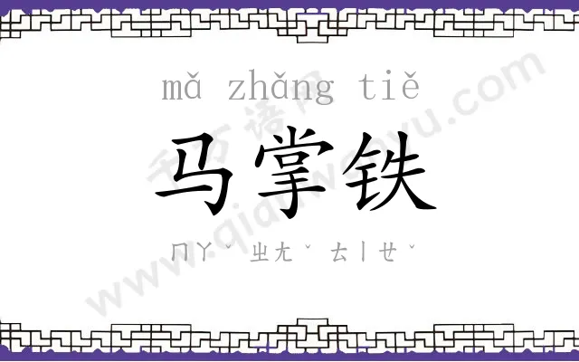 马掌铁