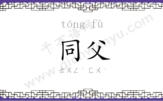 同父