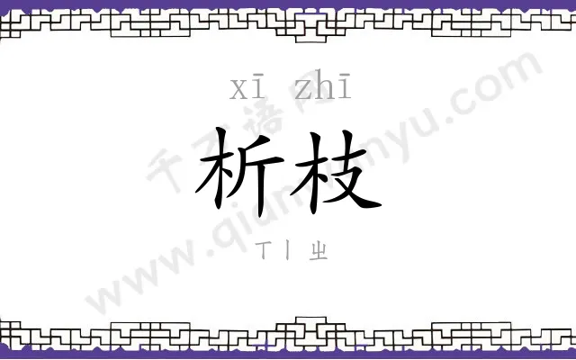 析枝
