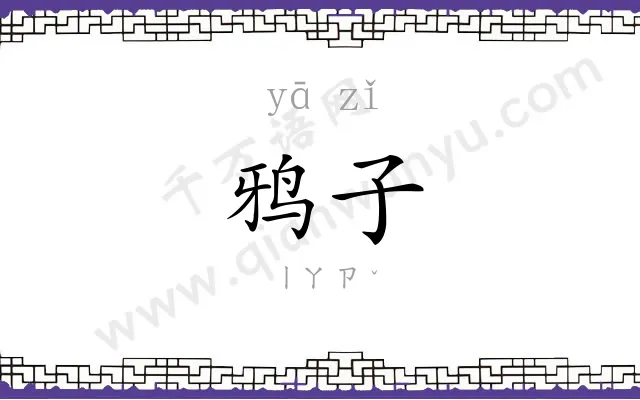 鸦子