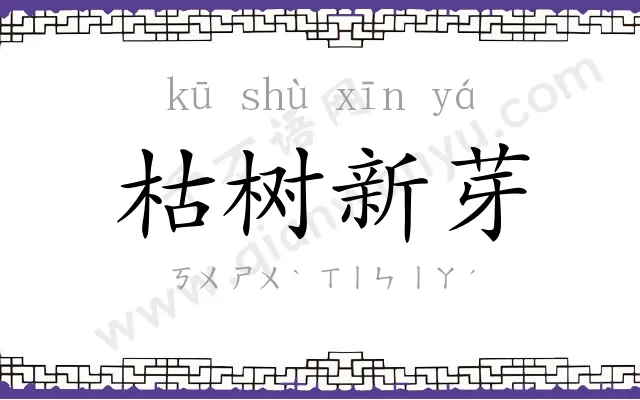 枯树新芽