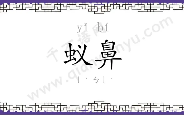 蚁鼻