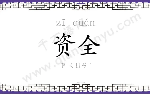 资全