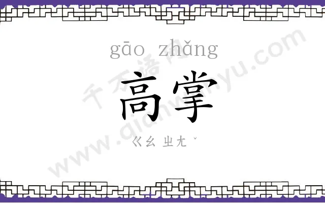 高掌