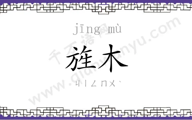 旌木