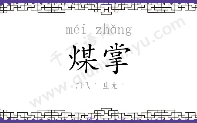 煤掌