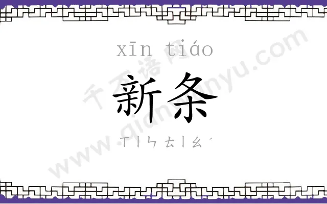 新条