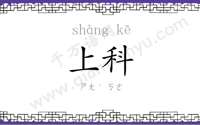 上科