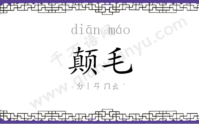 颠毛