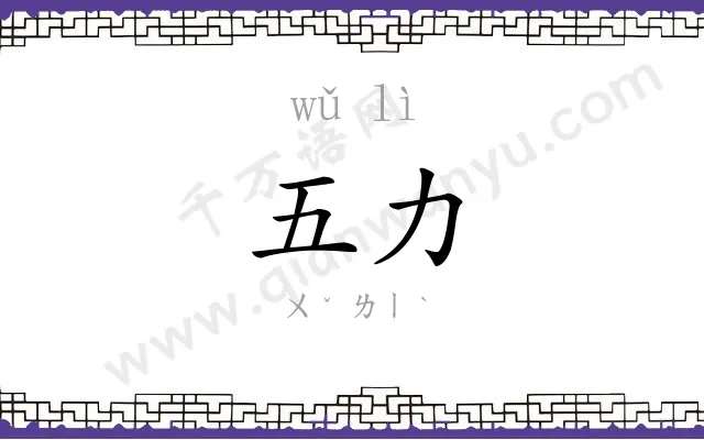 五力