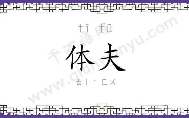 体夫