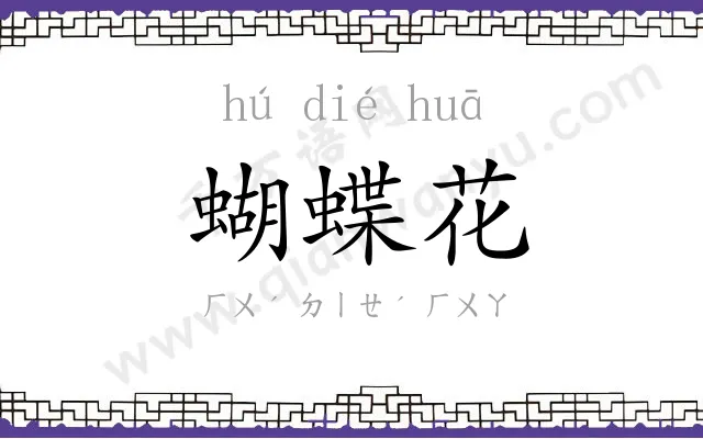 蝴蝶花