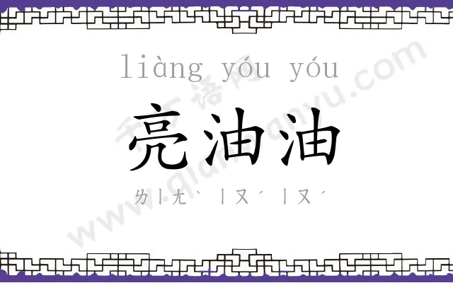 亮油油