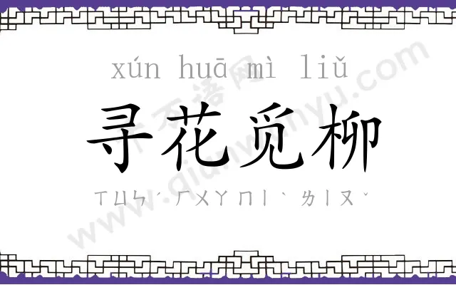 寻花觅柳