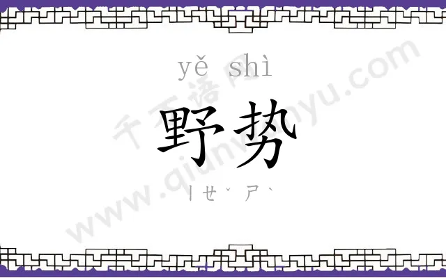 野势