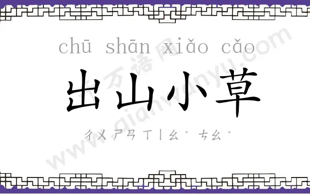 出山小草